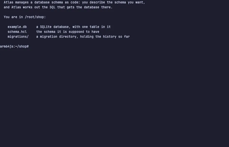 Atlas running in your browser