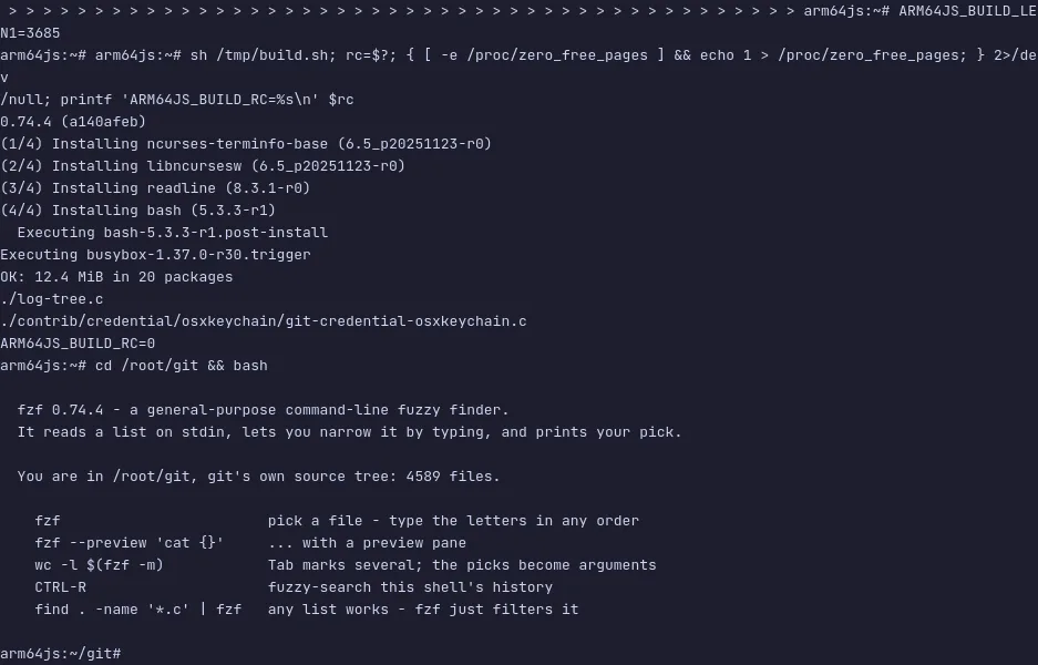 fzf running in your browser