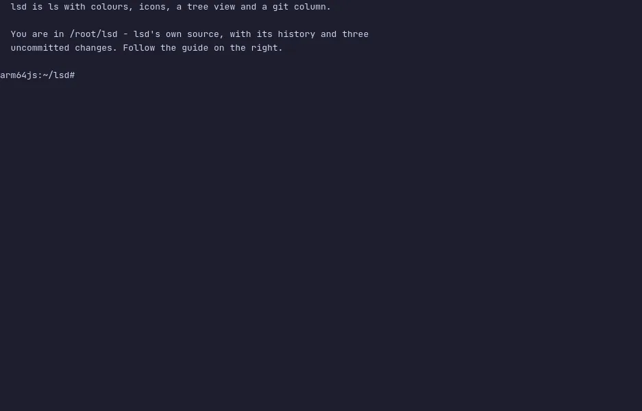 lsd running in your browser