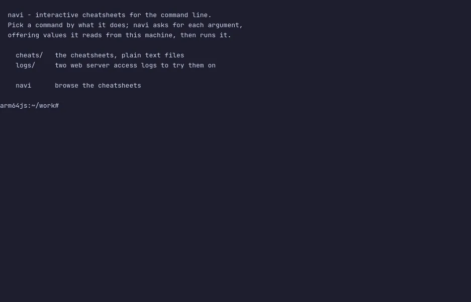 navi running in your browser