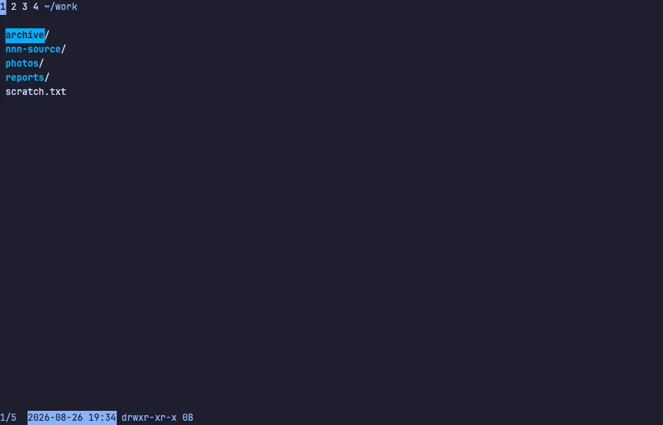 nnn running in your browser