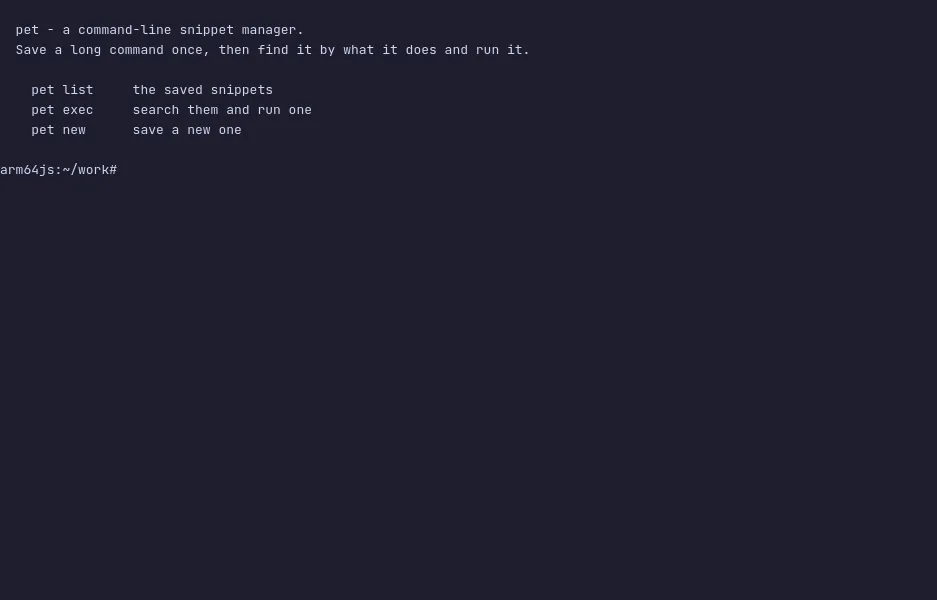 pet running in your browser